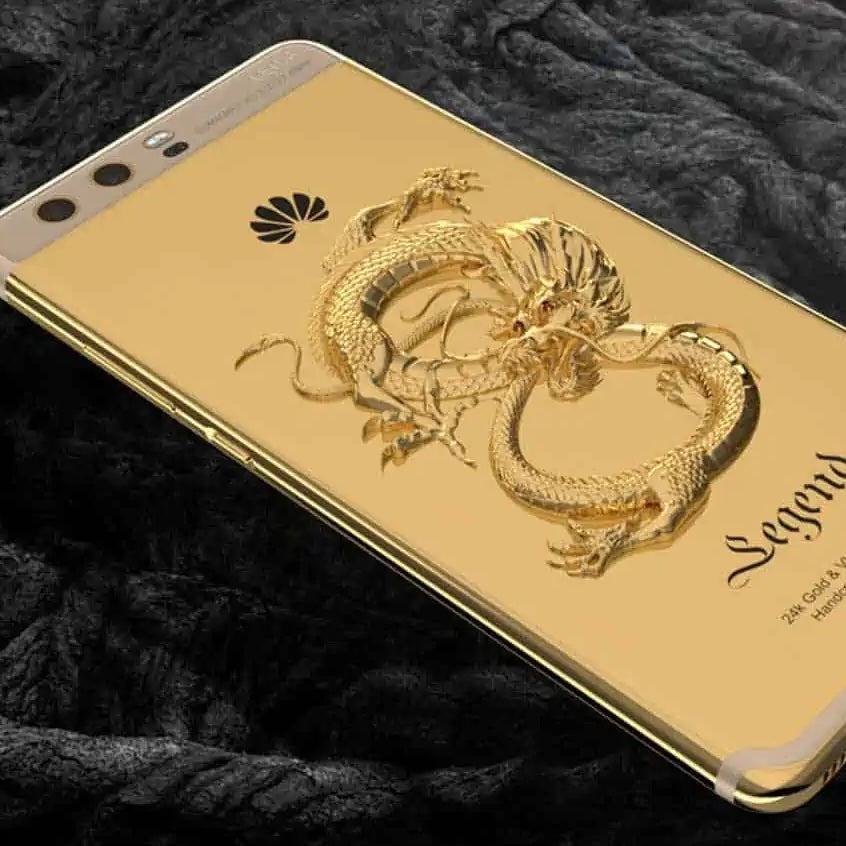 Huawei P10 placat cu aur de 24k există şi costă mult, foarte mult
