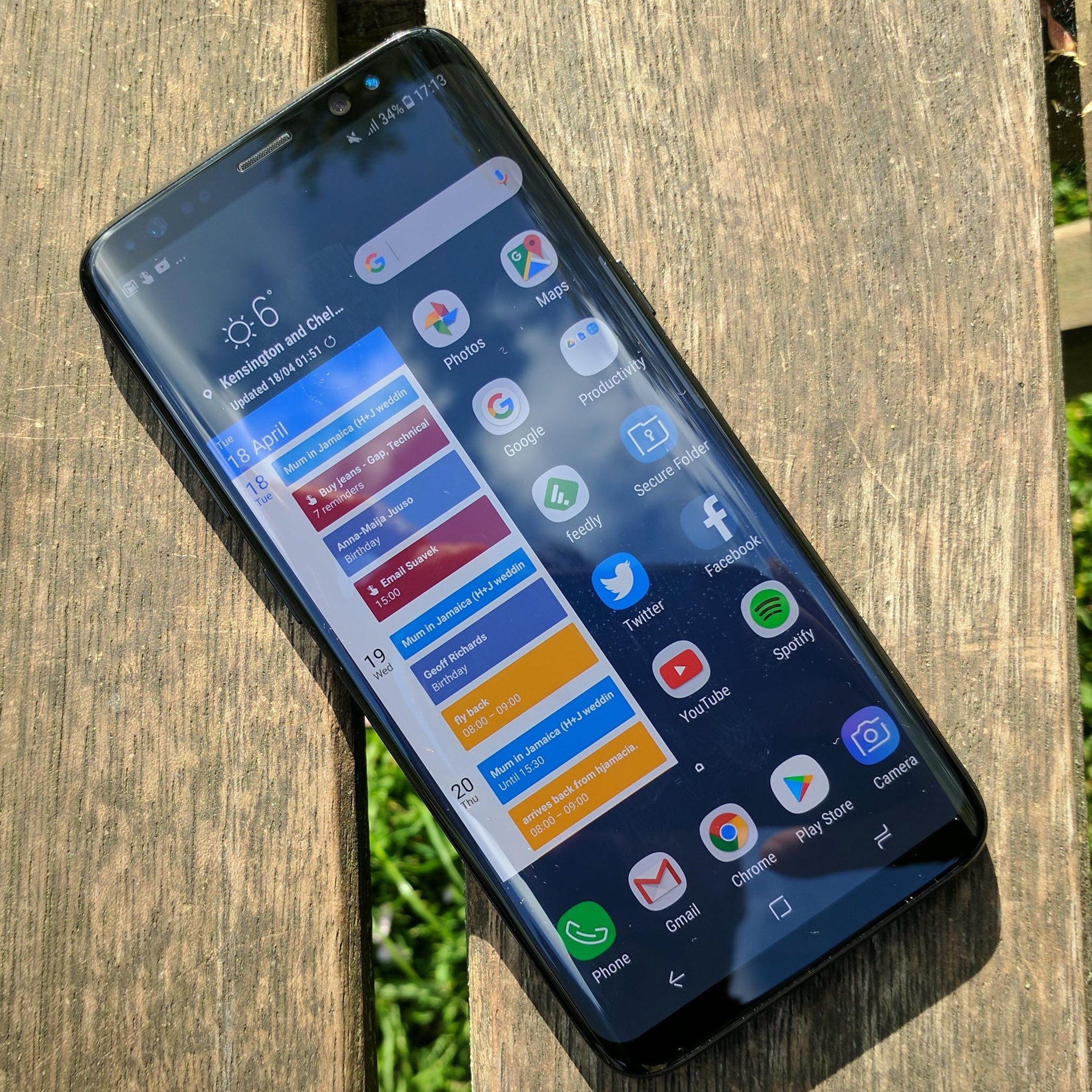 Samsung Galaxy S8: cel mai bun ecran smartphone