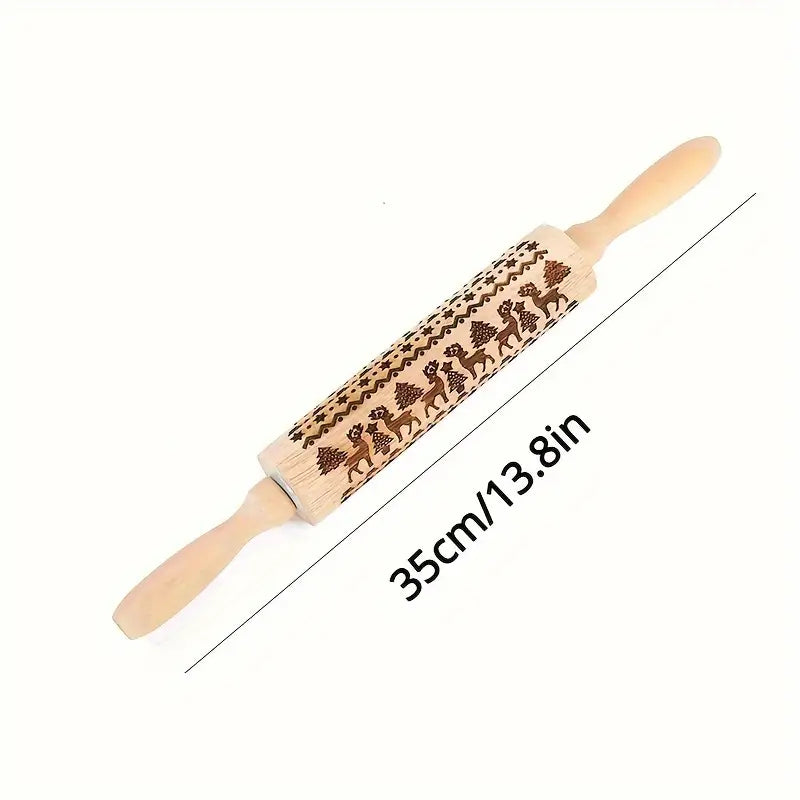 Sucitor din lemn cu model pentru Craciun