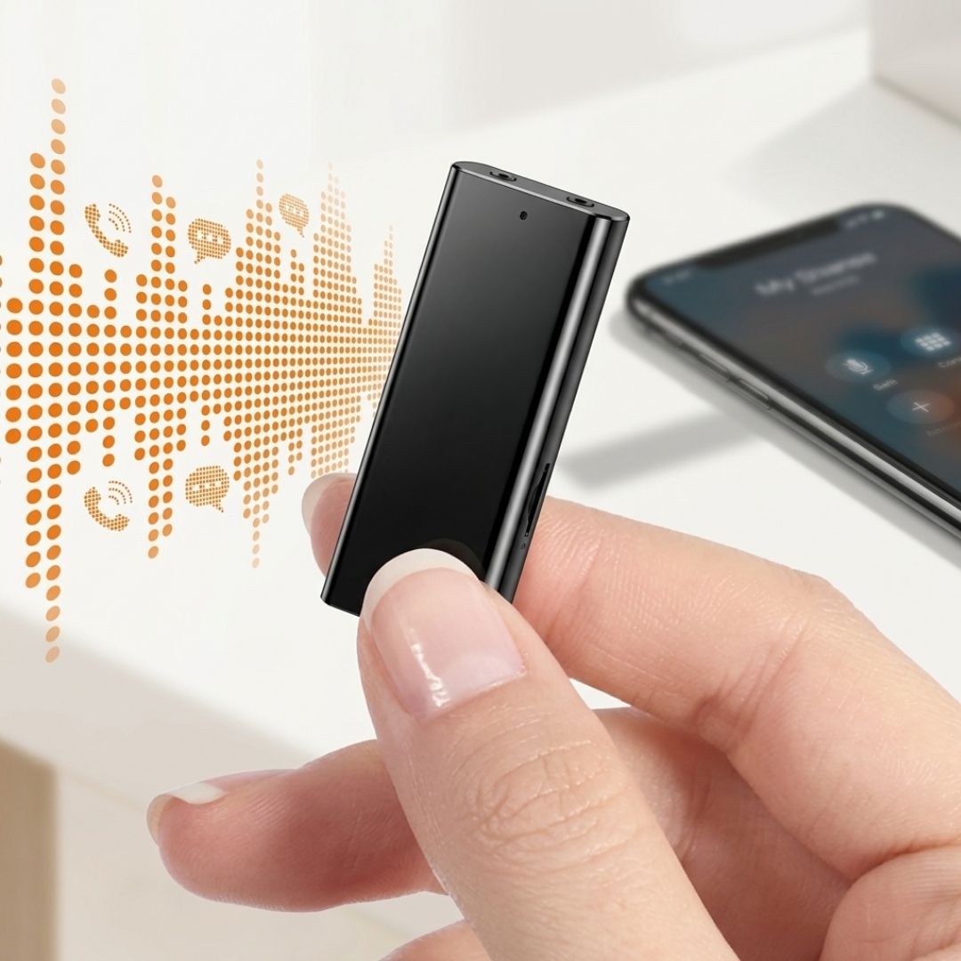 Mini Reportofon pentru Spionaj cu Activare la Sunet si USB, 200 ore inregistrare