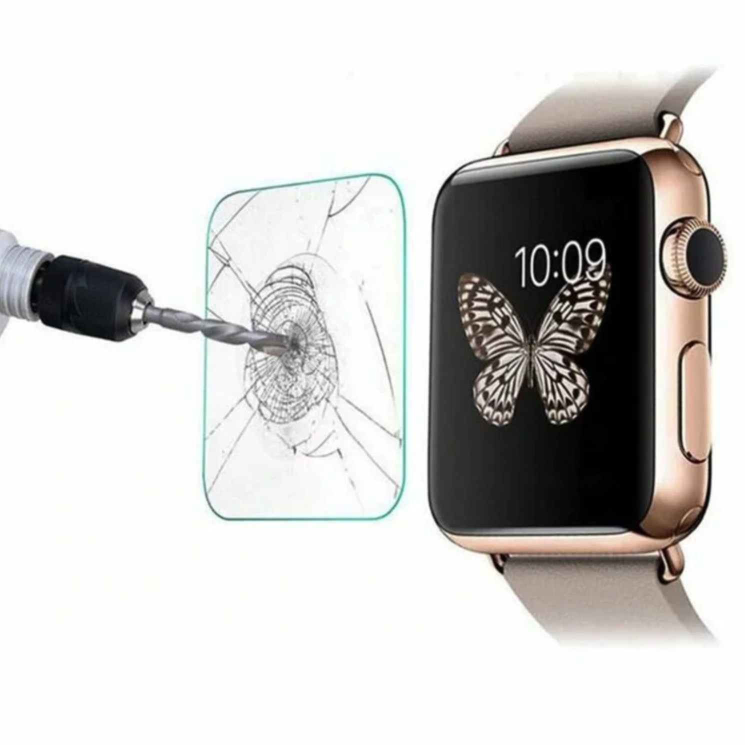 Folie de Protectie din Sticla Securizata pentru Apple Watch