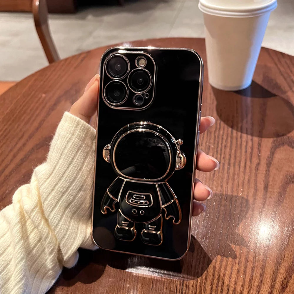 Husa Astronaut cu functie stand pentru iPhone