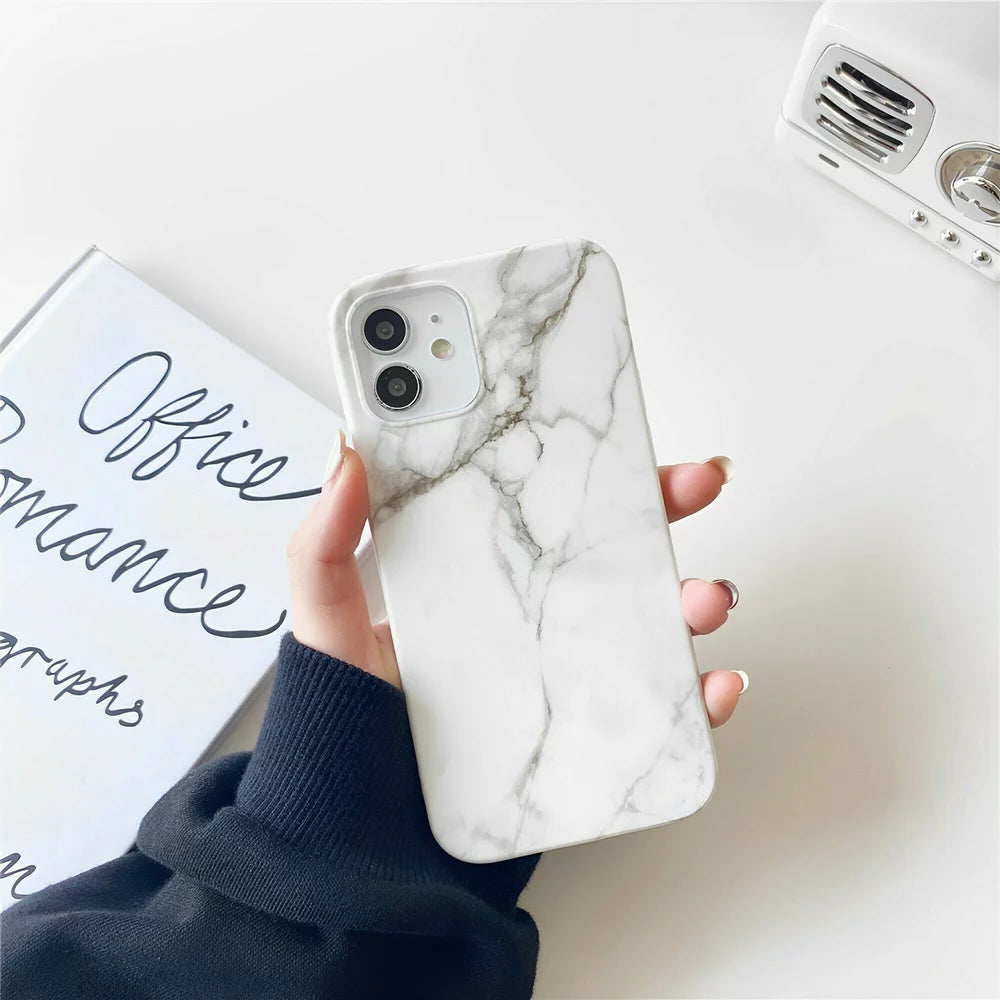 Husa Wozinsky de protectie Marble Design pentru iPhone