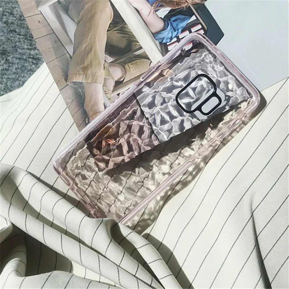 Husa Diamond Transparenta pentru Huawei