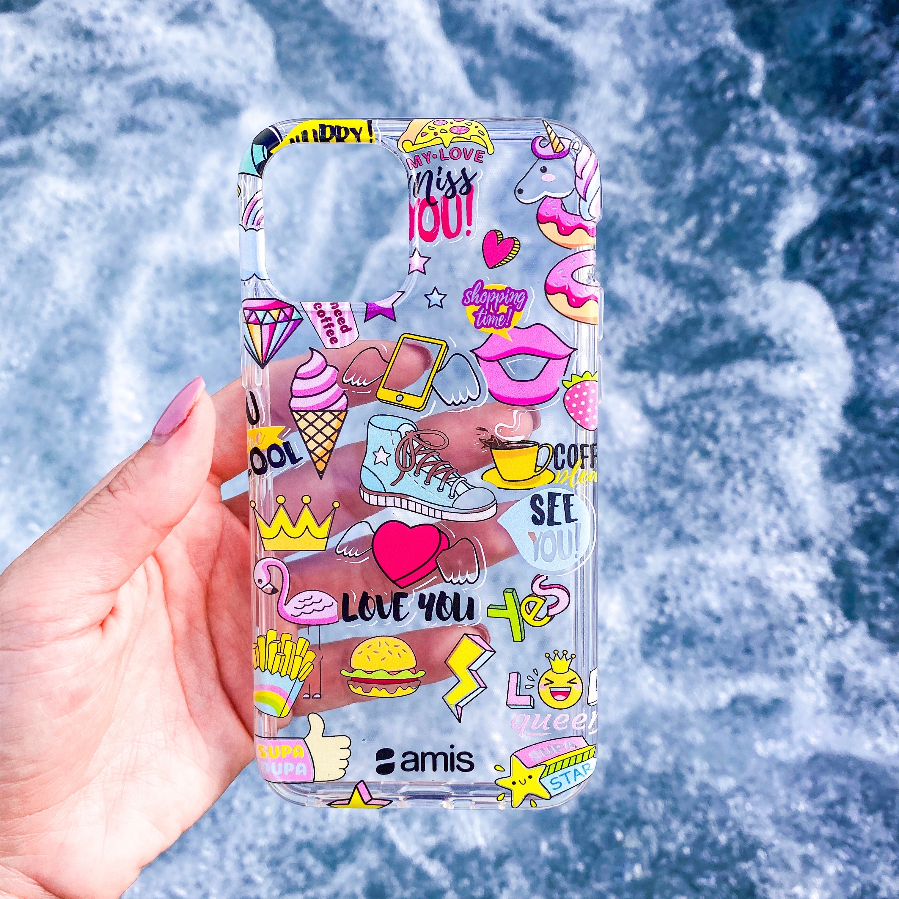 Husa din silicon cu model