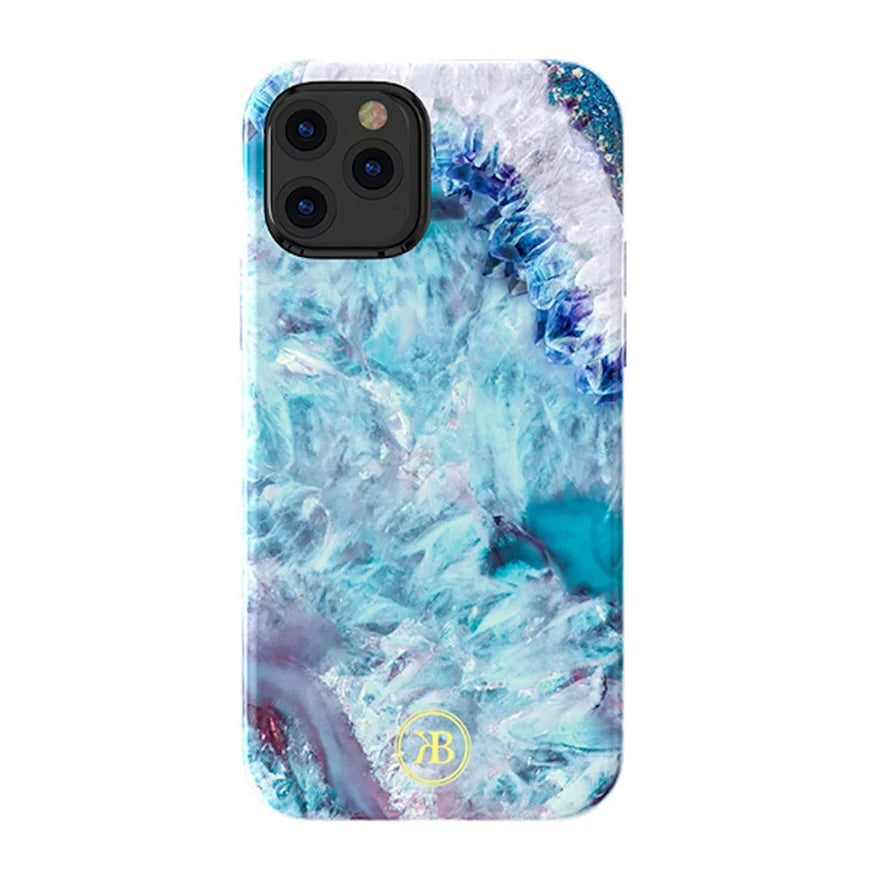 Husa Kingxbar Agat Decorated Series pentru iPhone