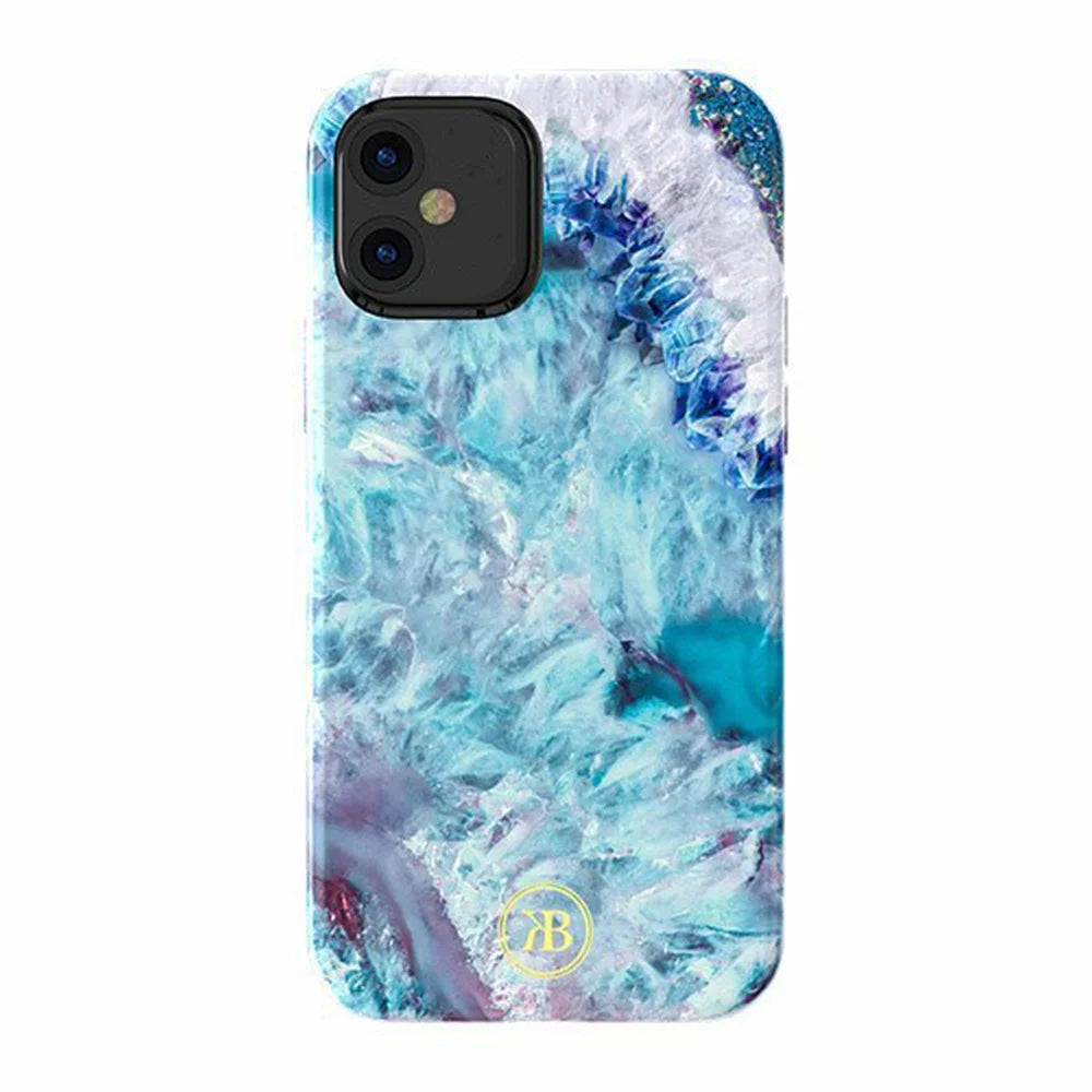 Husa Kingxbar Agat Decorated Series pentru iPhone