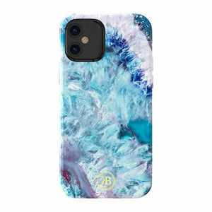 Husa Kingxbar Agat Decorated Series pentru iPhone