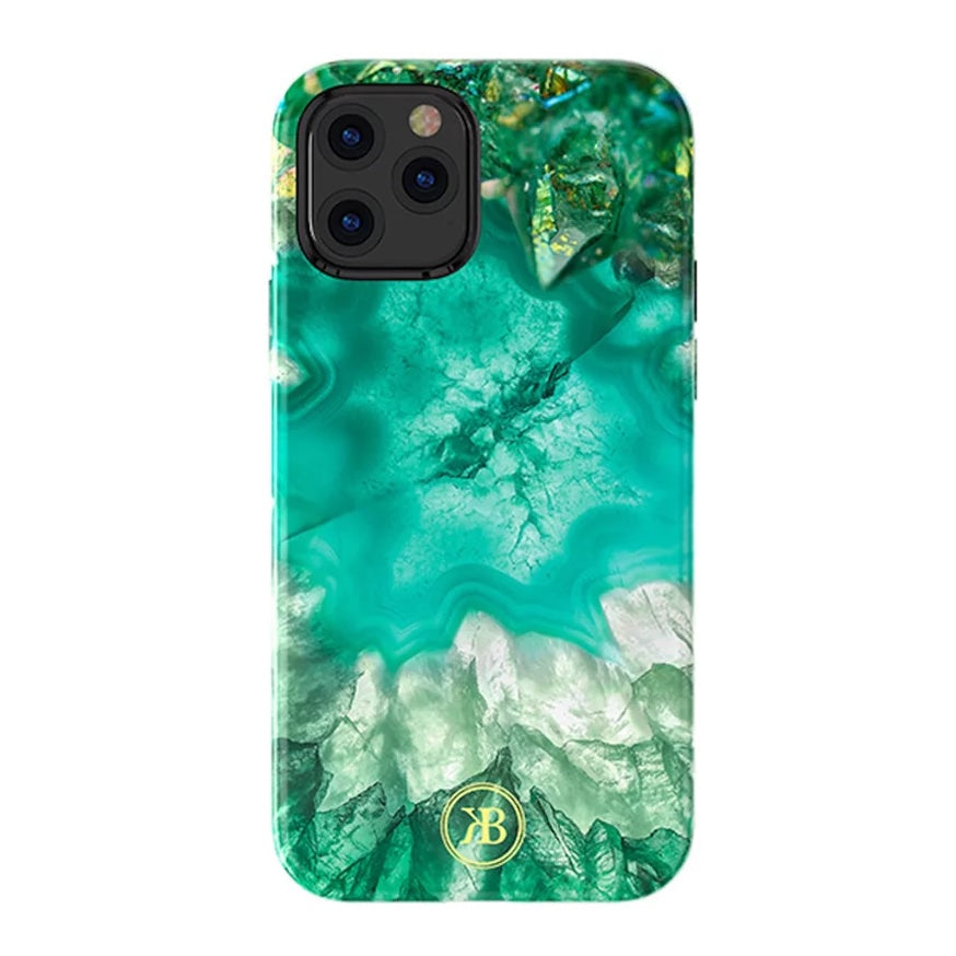 Husa Kingxbar Agat Decorated Series pentru iPhone