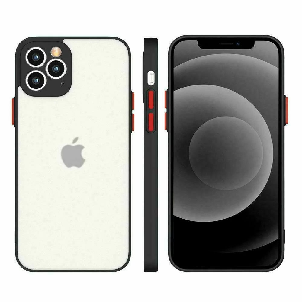 Husa Mily Case din silicon flexibil transparent si bumper colorat