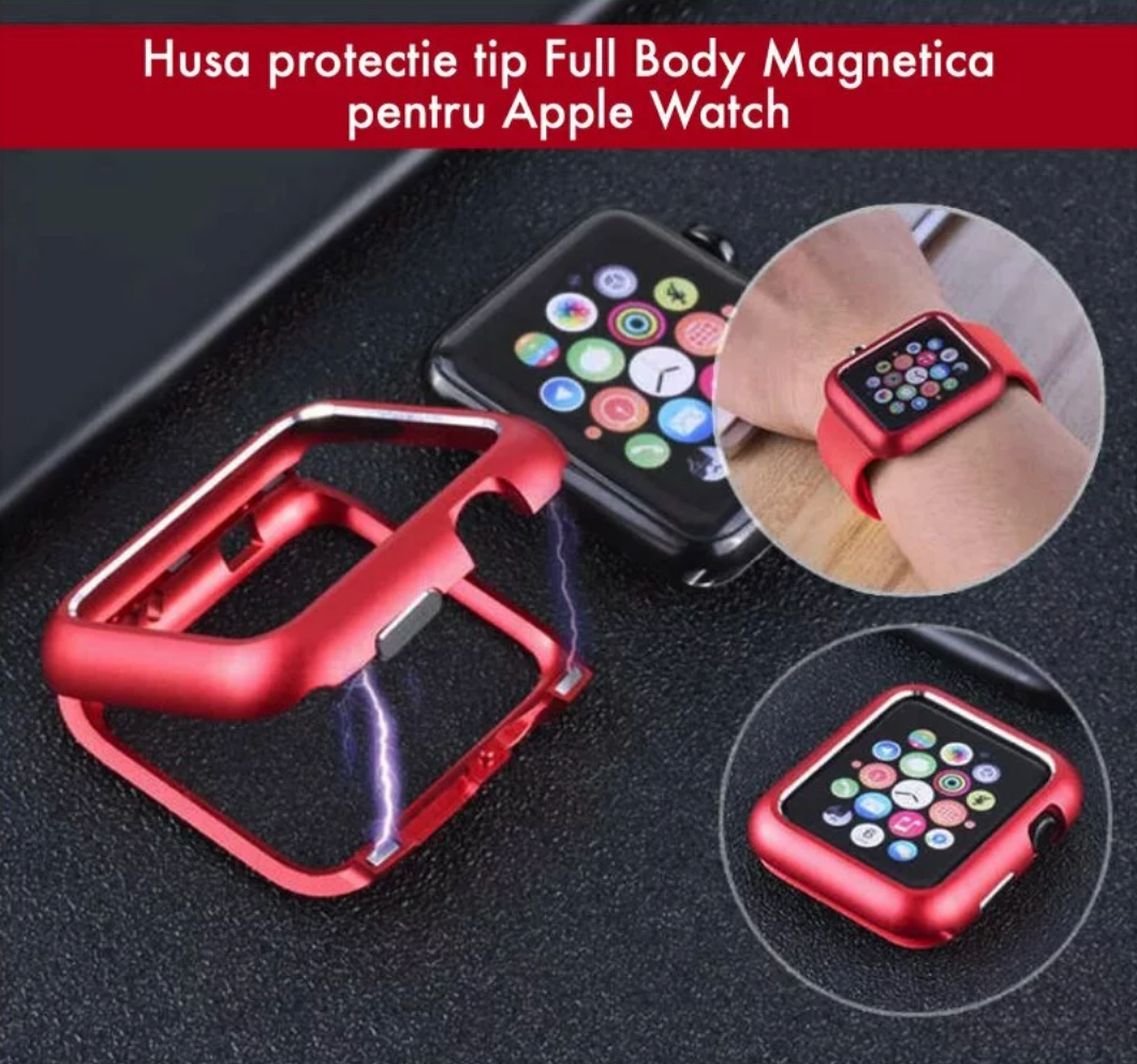 Husa protectie tip Full Body Magnetica pentru Apple Watch