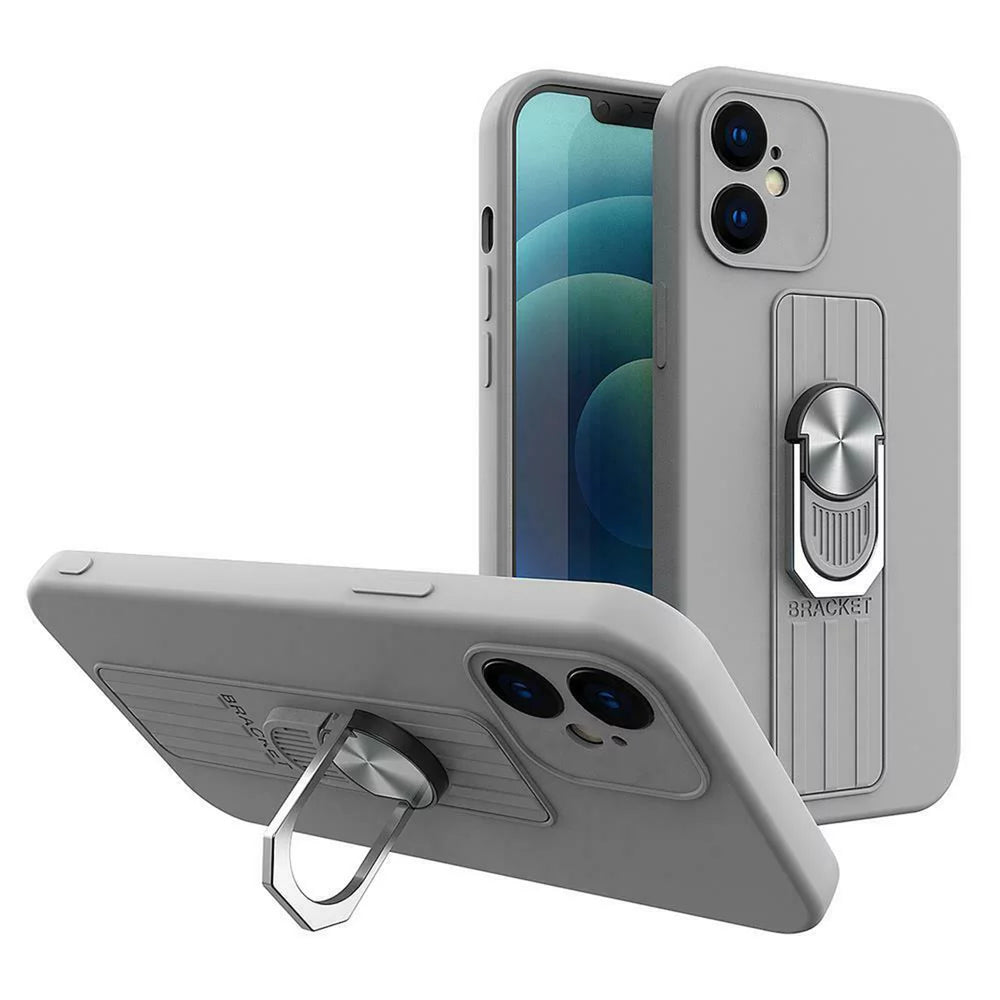 Husa Ring Silicone Case cu functie stand