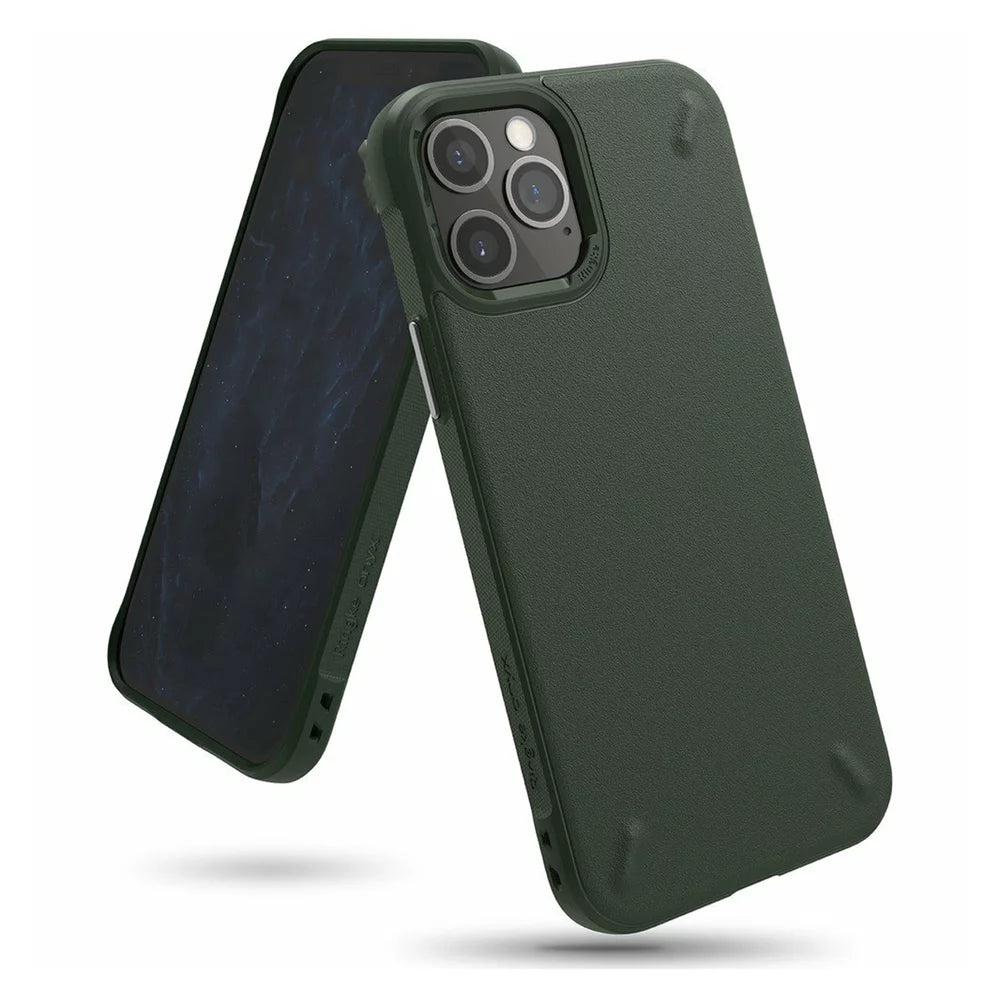 Husa Ringke Onyx din TPU rezistent Verde kaki pentru iPhone