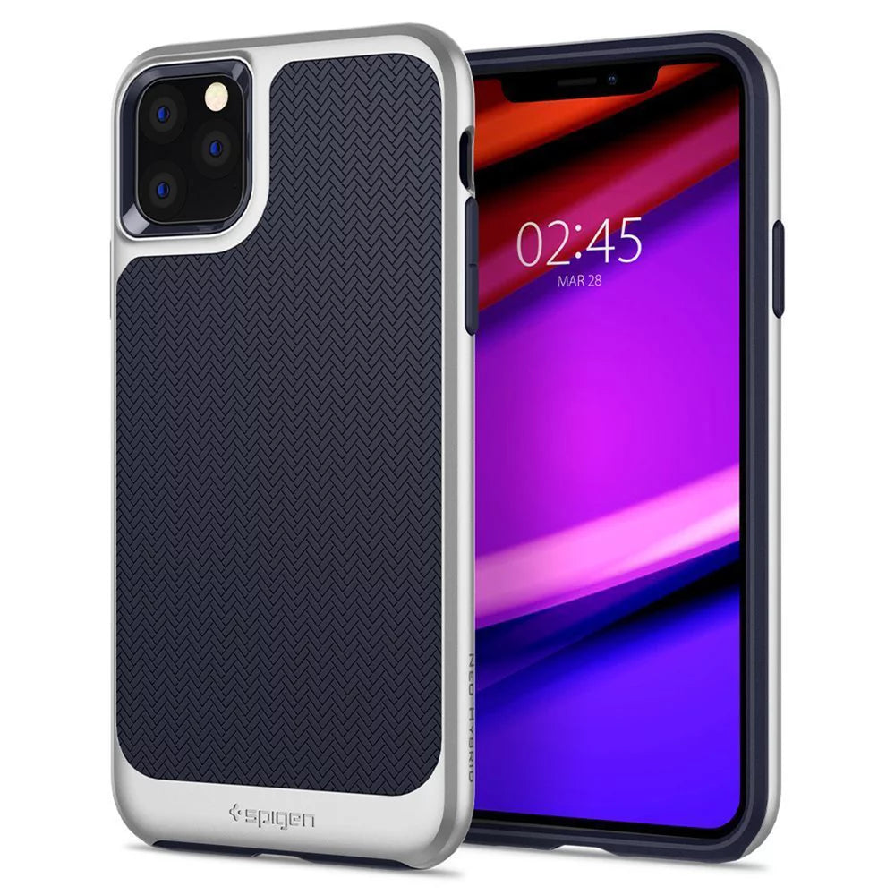 Husa Spigen Neo Hybrid Argintiu pentru iPhone