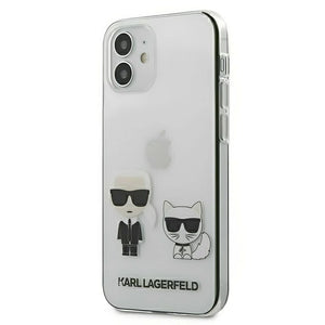 Husa transparenta Karl Lagerfeld si Choupette pentru iPhone