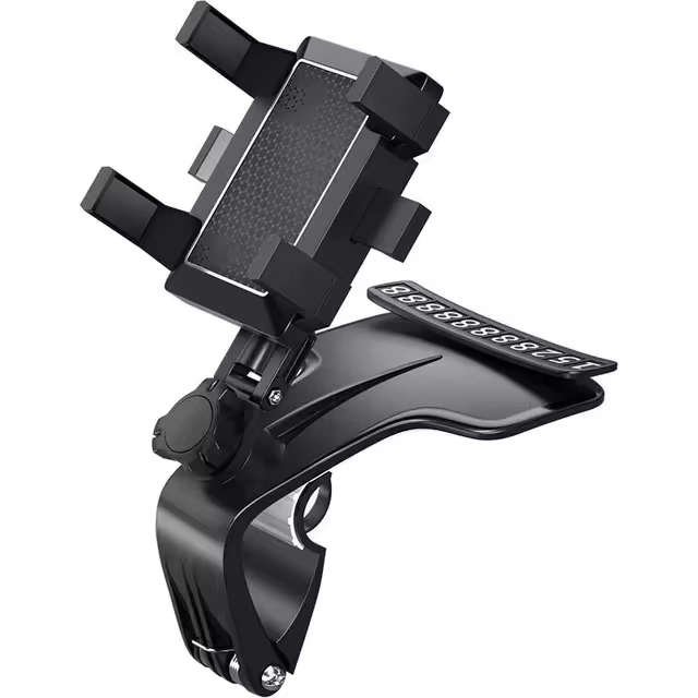 Suport auto rotativ 1200° de telefon cu clema