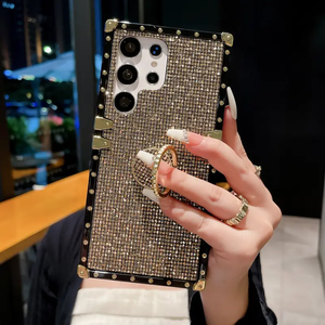 Husa Crystal Shine cu Bratara si functie Stand