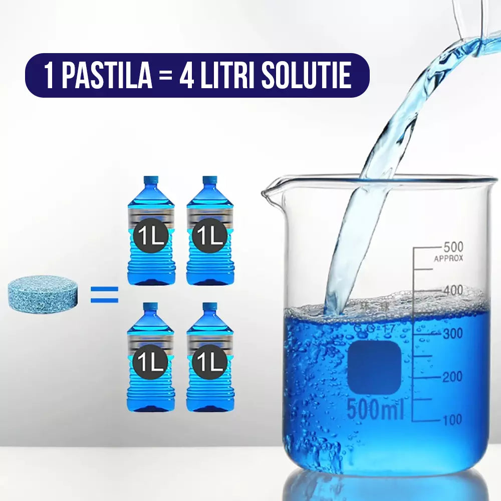 Set 40 pastile instant pentru lichid de parbriz