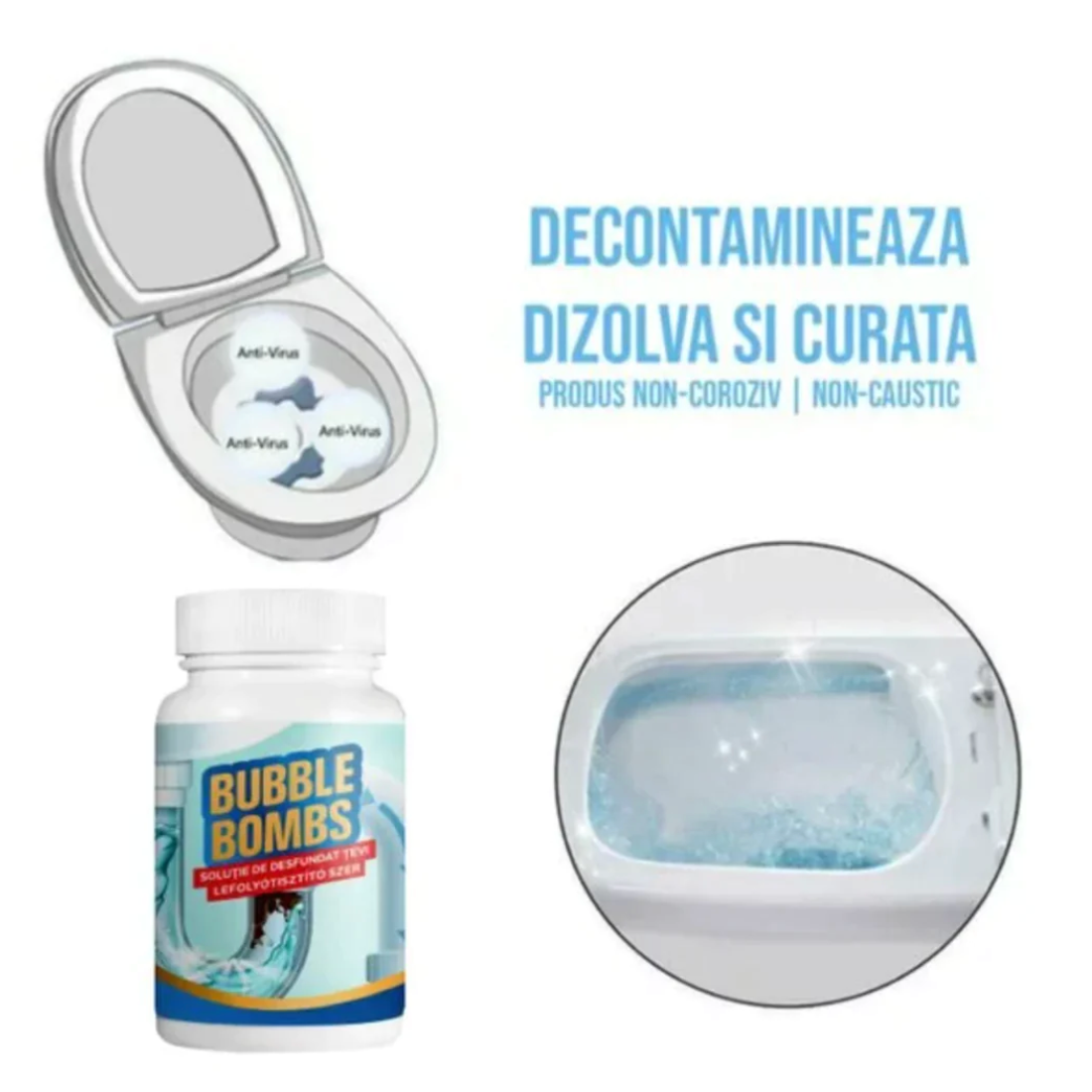 Solutie instanta pentru curatat rapid tevile de scurgere