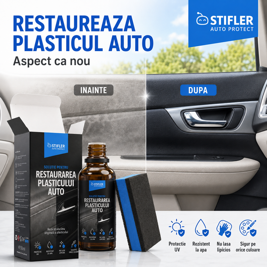 Solutie pentru restaurarea plasticului auto