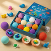 Set 12 Bombe de Baie cu Surpriza pentru Copii