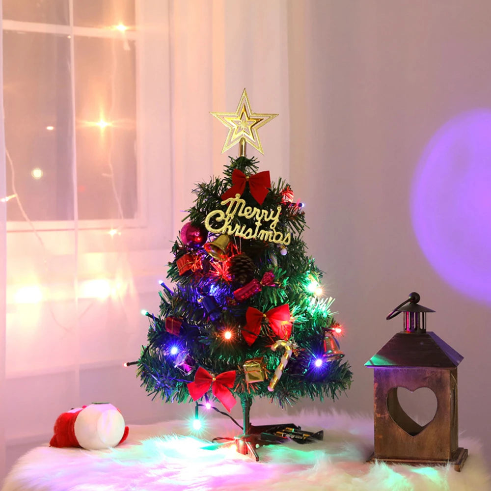 Brad cu decoratiuni pentru birou, 60cm
