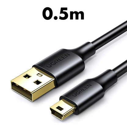 Cablu Date Ugreen US132 USB 2.0/ Mini USB, Negru