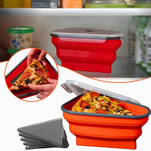 Caserola pliabila pentru pizza - cu 5 tavi incluse