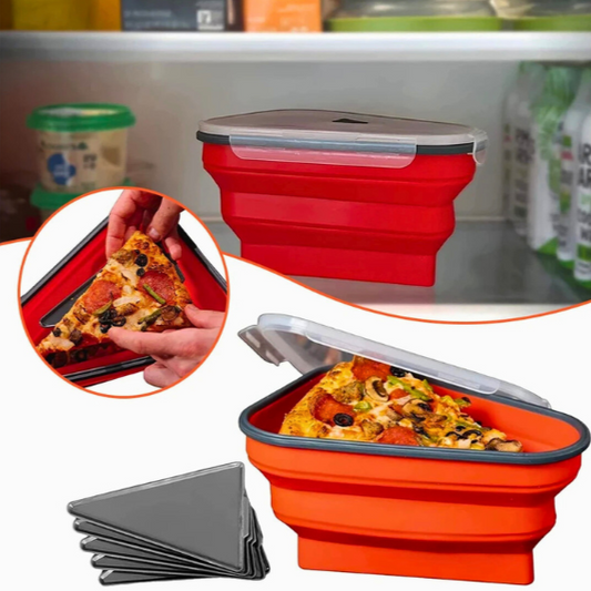 Caserola pliabila pentru pizza - cu 5 tavi incluse