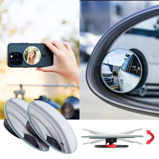 Set 2 Oglinzi Autoadezive cu Unghi Larg