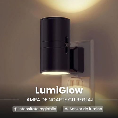 Lampa de noapte cu reglaj intensitate LumiGlow