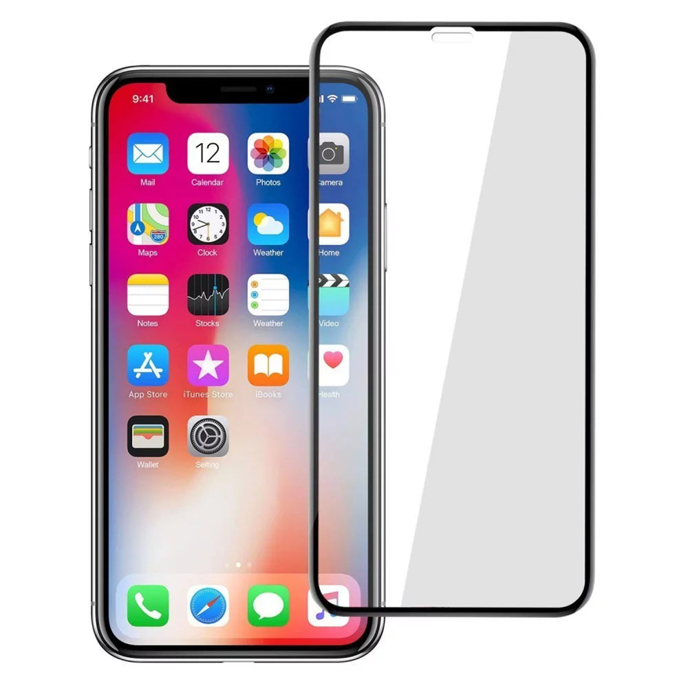 Folie de sticla Tempered Glass Premium cu margini colorate