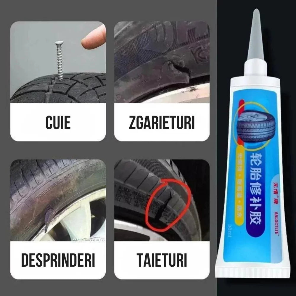 Gel pentru reparat instant cauciucurile