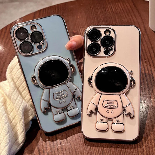 Husa Astronaut cu functie stand pentru iPhone