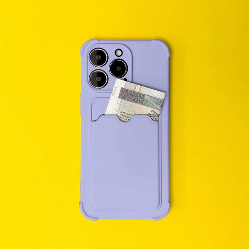 Husa Card Armor din silicon cu buzunar