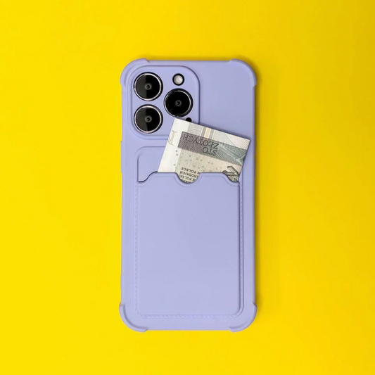 Husa Card Armor din silicon cu buzunar