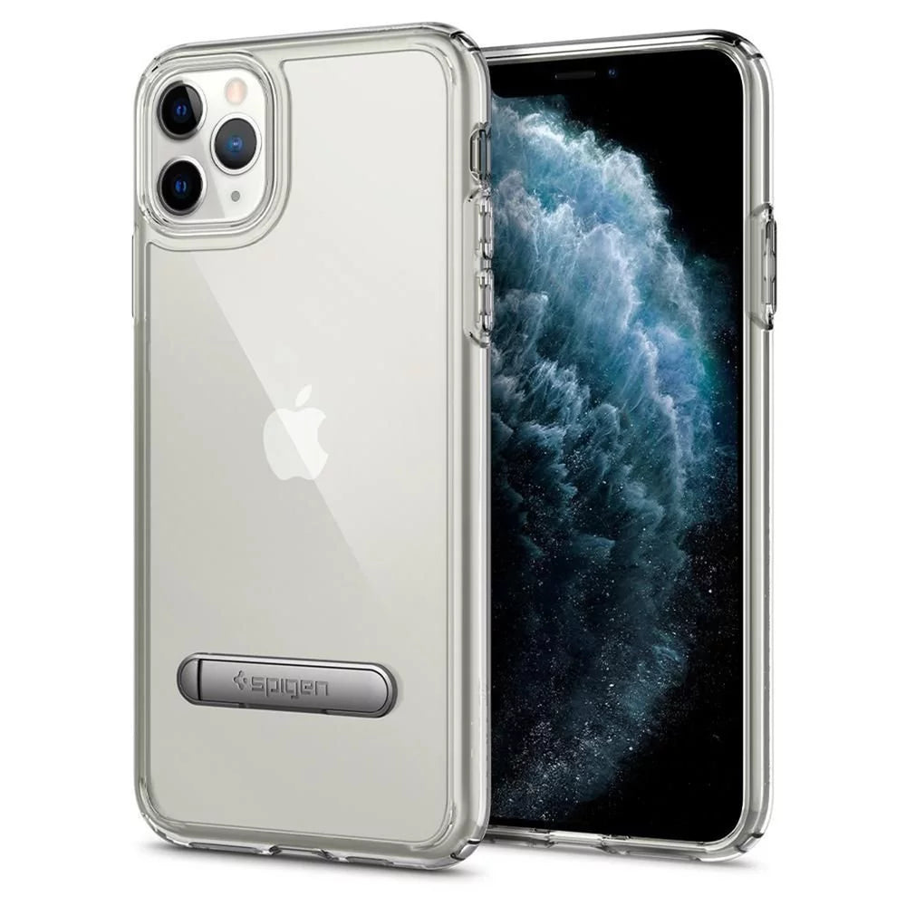 Husa Spigen Ultra Hybrid S cu stand pentru iPhone