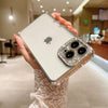 Husa transparenta Luxury Diamond Glitter pentru iPhone