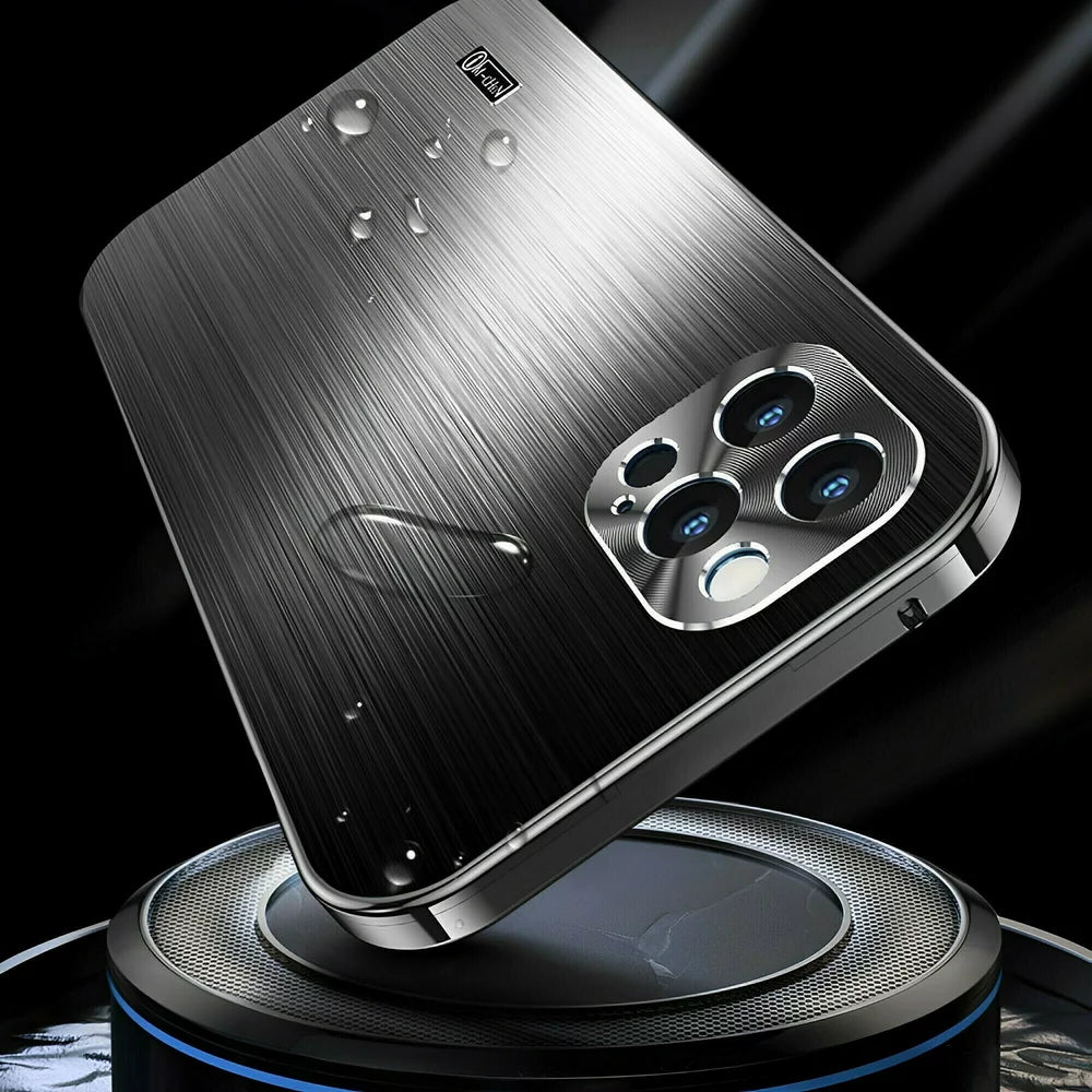 Husa ultra-subtire din aluminiu cu strat hidrofob pentru iPhone