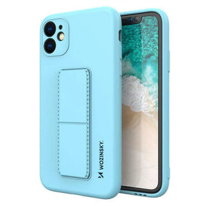 Husa Wozinsky din silicon flexibil cu functie stand pentru iPhone