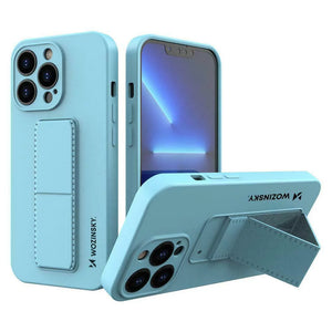 Husa Wozinsky din silicon flexibil cu functie stand pentru iPhone