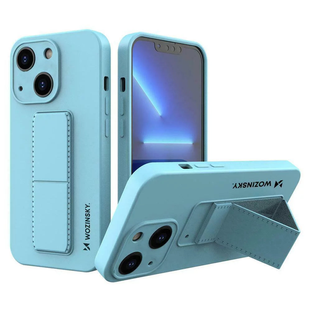 Husa Wozinsky din silicon flexibil cu functie stand pentru iPhone