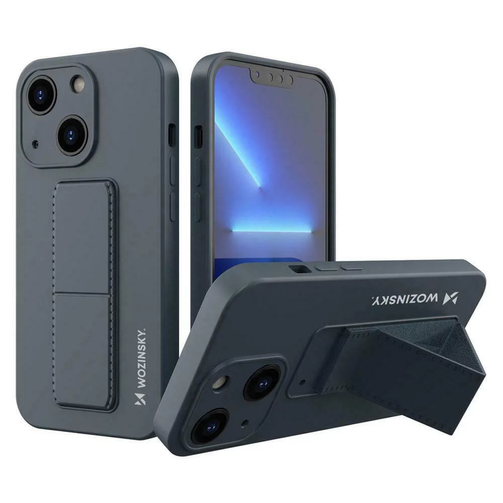 Husa Wozinsky din silicon flexibil cu functie stand pentru iPhone