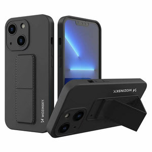 Husa Wozinsky din silicon flexibil cu functie stand pentru iPhone