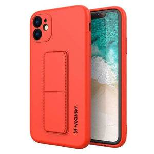 Husa Wozinsky din silicon flexibil cu functie stand pentru iPhone