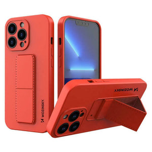 Husa Wozinsky din silicon flexibil cu functie stand pentru iPhone