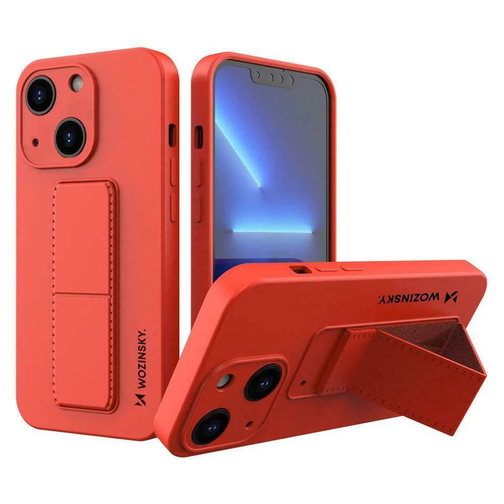 Husa Wozinsky din silicon flexibil cu functie stand pentru iPhone