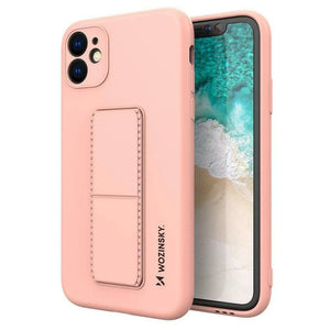 Husa Wozinsky din silicon flexibil cu functie stand pentru iPhone
