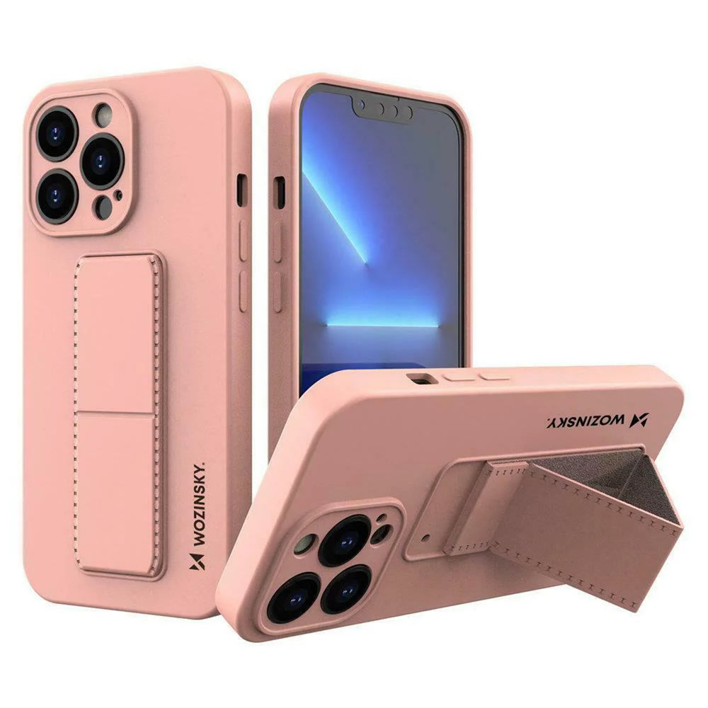 Husa Wozinsky din silicon flexibil cu functie stand pentru iPhone