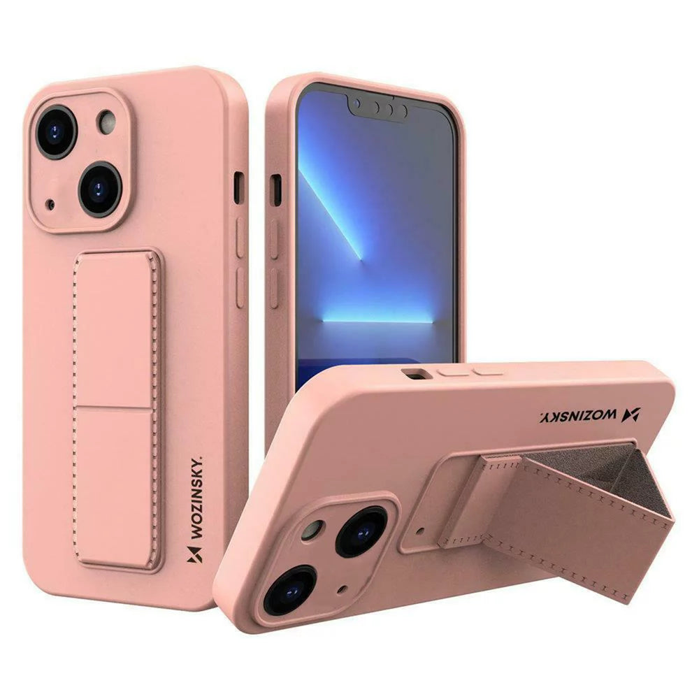 Husa Wozinsky din silicon flexibil cu functie stand pentru iPhone